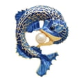 thumbnail image 3 of 1Piece Fish Style Brooch Badge Scarf Buckle Pin Fashion Jewelry, 3 of 8