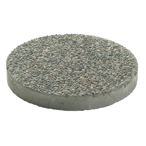 Mutual Materials Stepping Stone 12x2x12, Round Stepping Stones For Garden