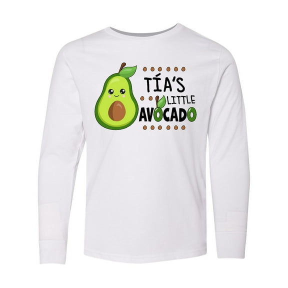 Inktastic TÃa's Little Avocado with Cute Baby Avocado Long Sleeve Youth T-Shirt