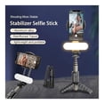 thumbnail image 5 of Gimbal Stabilizer Selfie Stick Tripod For iPhone Android Mobile Led Light Cell Holder Stand Smartphone Cellphone Camera, 5 of 7