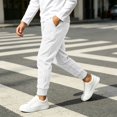 thumbnail image 6 of Lmnyox Joggers for Boys Fall Winter Ankle Cuffed School Trousers Plain Pull On Sweatpants with Pockets, 6 of 9