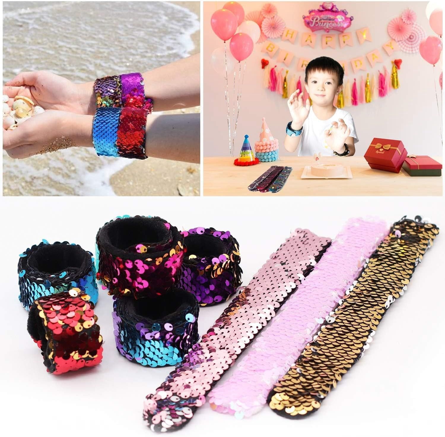 36Pcs Easter Slap Bracelet,Easter Decorations Bracelet Decorations Gifts,Bunny Bracelets Present for Holiday Goodie Bag Stuffers,Bracelets Bulk for Birthday School Classroom Prizes Outdoor