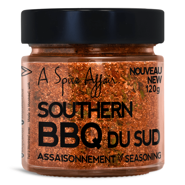 Assaisonnement BBQ du Sud A Spice Affair. Pot de 120 g (4,2 oz)