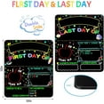 thumbnail image 2 of First and Last Day of School Board Sign with 6 Colorful Liquid Chalk Markers Pack - 14”x11” Double-Sided - Back to School Supplies for Kindergarten Preschool ﻿, 2 of 10