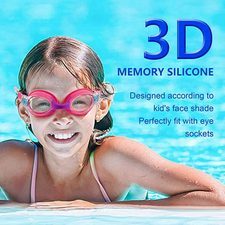 Kids Swimming Goggles 2 Pack Swimming Goggles for Kids Age 3 16 Kids Goggles for Boys Girls Childrens Teens Swim Goggle