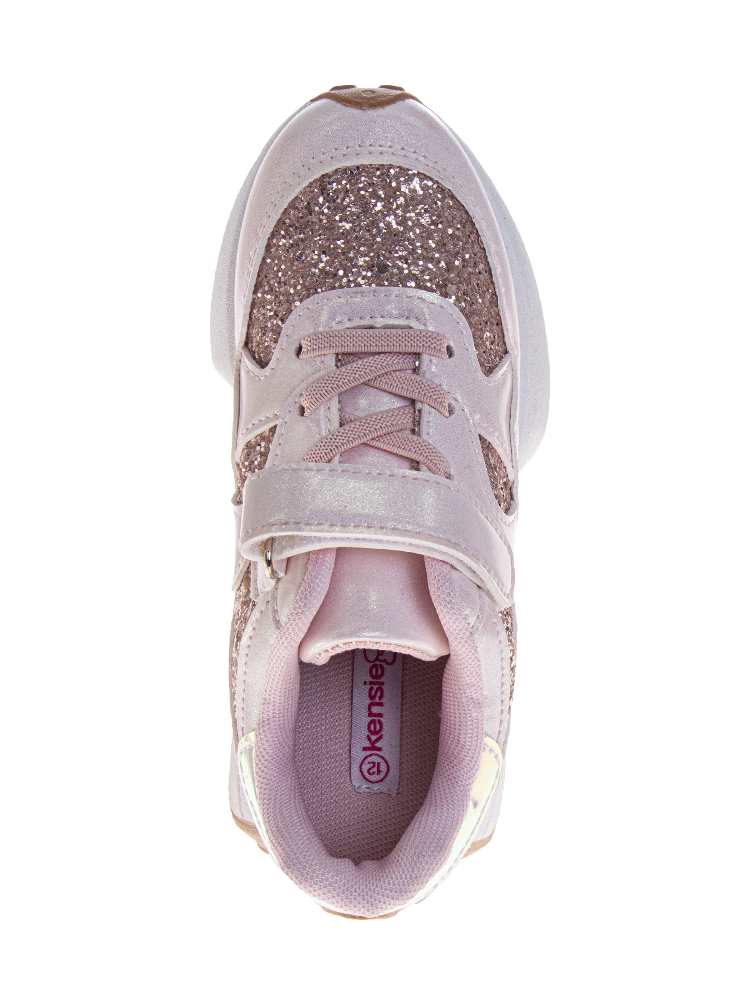 Kensie Girl Low Top Hook and Loop Closure Sneakers, Sizes 12-4
