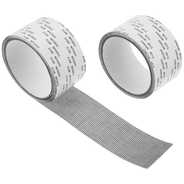 2 unidades, 1 bolsa, parches para reparar mosquiteras de puertas y ventanas domésticas. Parches portátiles para mosquiteras.