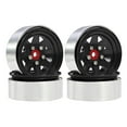 thumbnail image 4 of 4 llantas de rueda RC, buje de rueda, repuesto de ruedas de metal hexagonales de 12 mm y 1,9" para coche de control remoto TRX4 90046 1/10, pieza Negro, 4 of 8