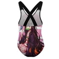 thumbnail image 2 of Kamado Nezuko Swimwear Kids' One-Piece Swimsuit Quick-Dry Cute Printed Girls' Swimwear Bathing Suit for Beach & Pool 8-10Y(130cm), 2 of 8