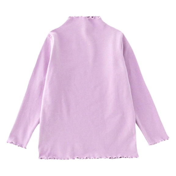 KVPLBQFD White Blouse Girls White Tops Long Sleeve Shirts for Teens Toddler Clothes 2 Year Old Girl Clothes Western Toddler Girl 2t Girl 4 Toddler, Purple 11-12 Years