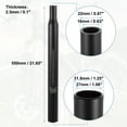 thumbnail image 3 of Unique Bargains Bicycle Seat Post Aluminum Alloy Seat Tube with Scale Mark Universal for MTB Mountain Bike Black 31.8x550mm, 3 of 7