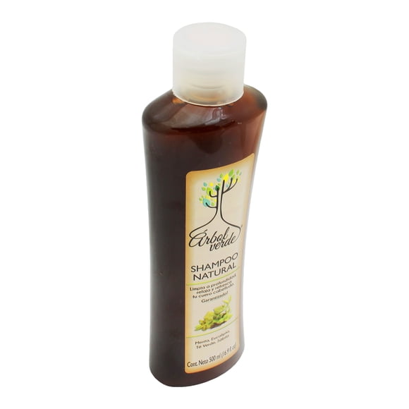 Shampoo natural Árbol Verde refrescante 500 ml