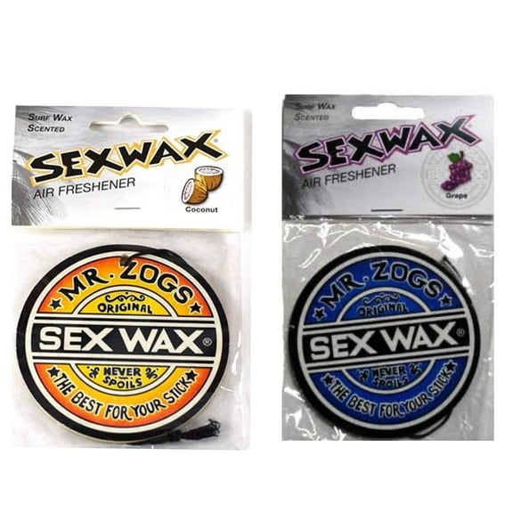 Sex Wax Air Freshener 2-Pack Coconut, Grape