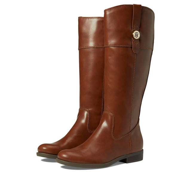 Botas Tommy Hilfiger Shano para mujer, tamaño mediano, color marrón, talla 6