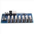 thumbnail image 5 of Concentrador USB 2.0 Divisor de 1 A 7 Puertos. Módulo Concentrador USB 2.0 de A Puertos con Puerto de Alimentación de 9-24 V, Conectar y Usar, Color Azul., 5 of 5