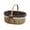 D, variant on Multifunction Woven Picnic Basket with Removable Lace Print Liner, Portable Storage Basket, Suitable for Picnics, Camping, Hiking, Easter Decor, Spring Supplies, L9.8 x W7.8 x H10.2 in