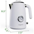 thumbnail image 6 of LONGDEEM Electric Kettle Portable Stainless Steel Mini Boiler - Auto Shut-Off - 1 L, White, 6 of 9