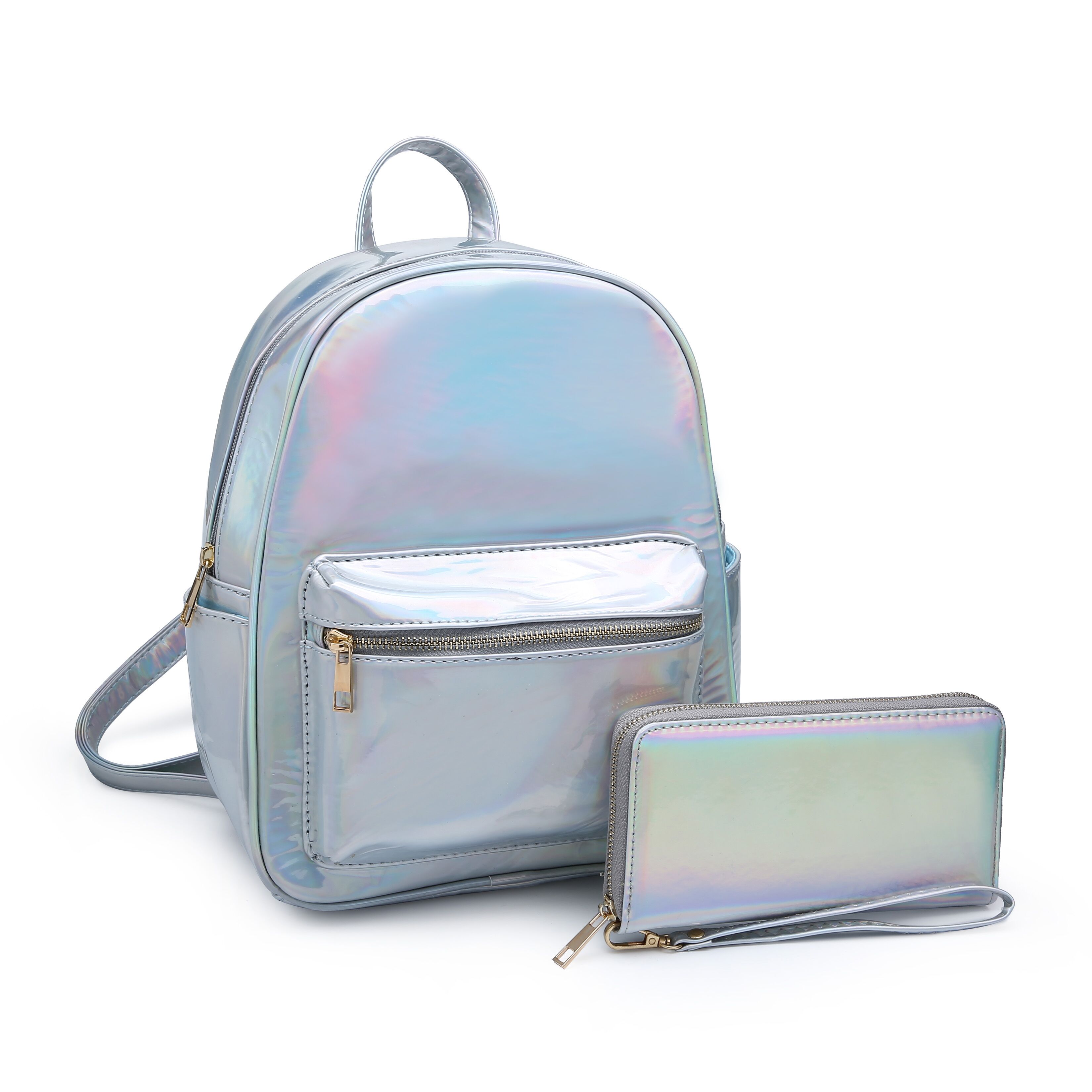 mini faux leather backpack