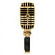 thumbnail image 1 of MicróFono CláSico CláSico con Cable Profesional MicróFono Vocal DináMico MicróFono para Karaoke en (Oro), 1 of 8