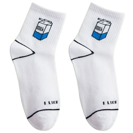 

FAIOIN Womens Unisex Cartoon Crew Socks Cute Cotton Novelty Illustration Funny Casual