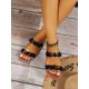 thumbnail image 4 of Women Faux Pearl Decor Slide Fashion Sandals, 4 of 4