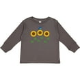 thumbnail image 3 of Inktastic Sunflower Garden and Bird Boys or Girls Long Sleeve Toddler T-Shirt, 3 of 5