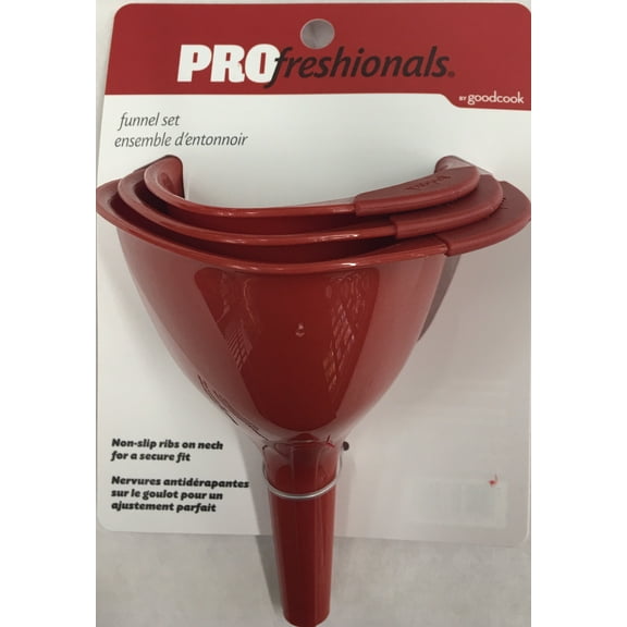 GoodCook PROfreshionals Funnel Set, 3 Piece