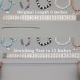 thumbnail image 2 of Rolls 1 mm Sturdy Elastic String Elastic Cord for Jewelry Making, Necklaces, Beading (2 Black+ 2 White), 2 of 4