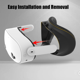 thumbnail image 4 of Compatible con Meta Quest 3S: soporte facial 3 en 1 con almohadilla de espuma de poliuretano y almohadilla nasal de silicona para accesorios de gafas de realidad virtual, 4 of 6
