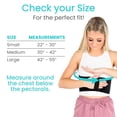 thumbnail image 3 of Broken Rib Brace for Women, Men - Rib Cage Support Belt for Fractured, Cracked, Broken or Bruised Ribs - Post Surgery Compression Garment Wrap - Diastasis Recti Belly Band, 3 of 8