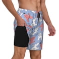 thumbnail image 3 of Fotbe Cartoon Poodle Dog Men’s Swim Trunks Quick Dry Swim Shorts Board Shorts with Mesh Lining-3X-Large, 3 of 9