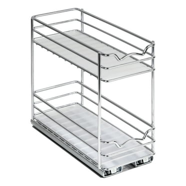 Lynk Professional Slide Out Double Spice Rack Upper Cabinet Organizer 6 Inch Wide Com Slide Out Double Spice Rack Upper, Lynk Professional Slide Out Double Spice Rack Upper Cabinet Organizer