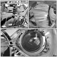 thumbnail image 3 of DNA Motoring For 14-16 Jeep Grand Cherokee Chrome Clear Corner Projector Headlight Lamp Pair, 3 of 6