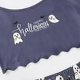thumbnail image 5 of ZHENHONG Pajamas Sets for Women 2 PC Set Cute Funny Halloween Sleepwear Letter Print Camisole and Pumpkin Graphic Shorts Pajama Sets Halloween Matching Set, 5 of 6