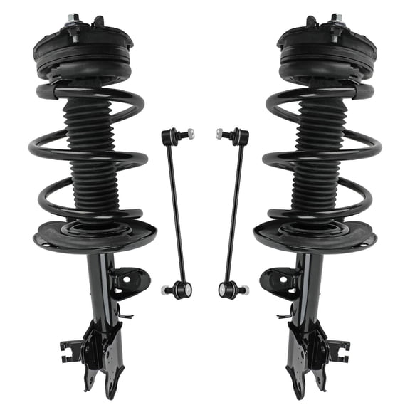 Detroit Axle - Front Struts Sway Bars for 2014-2018 Nissan Murano 2013-2020 Pathfinder 2 Struts with Coil Spring Assembly 2 Sway Bar End Links 2015 2016 2017 Replacement Suspension Kit