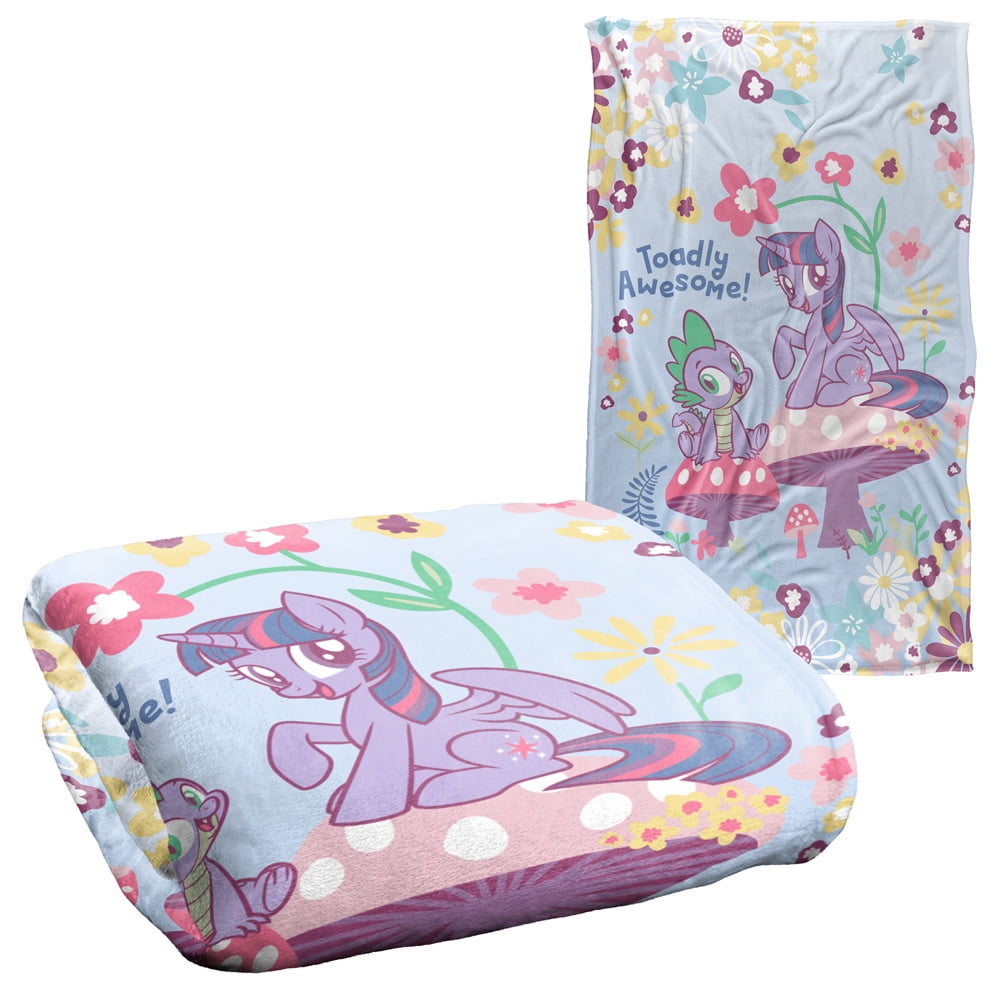 My Little Pony Blanket, Toadly Awesome Silky Touch Super Soft Throw