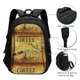 thumbnail image 3 of Balery Coffee Vintage Mochila con carga USB para hombre y mujer - Mochila impermeable y antirrobo para portátil con puerto USB para viajes, trabajo, estudios y universidad, 3 of 7