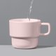 thumbnail image 4 of 320ml Brushing Cup Rinsing Cup Couple Toothbrush Cup Creatives Handle Jar Cup Plastic Thickened Stacked Cup, 4 of 6
