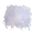 thumbnail image 2 of STARTIST Feather Lamp Shade Accessory for Ceiling Light for Wedding Living Room Party Length 25cm, 2 of 9