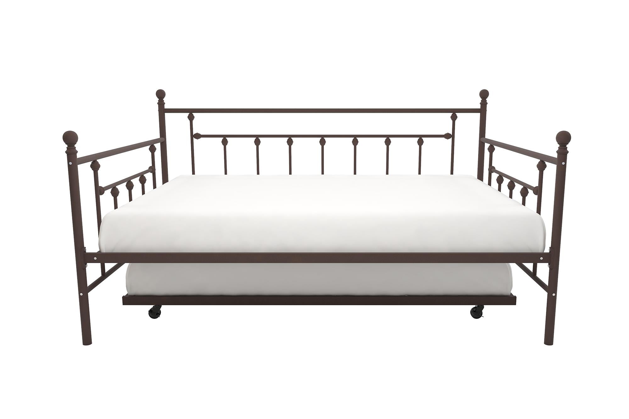 DHP Manila Metal Daybed And Trundle, Full/Twin Size, Bronze - Walmart.com