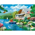 thumbnail image 3 of MasterPieces 300 Piece EZ Grip Jigsaw Puzzle - Lakeside Memories - 18"x24", 3 of 6