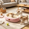 thumbnail image 6 of Oval Pet Beds for Indoor Cats Dogs, Washable Pet Bed with Slip-Resistant Bottom for Medium Large Dogs and Cats, 6 of 6