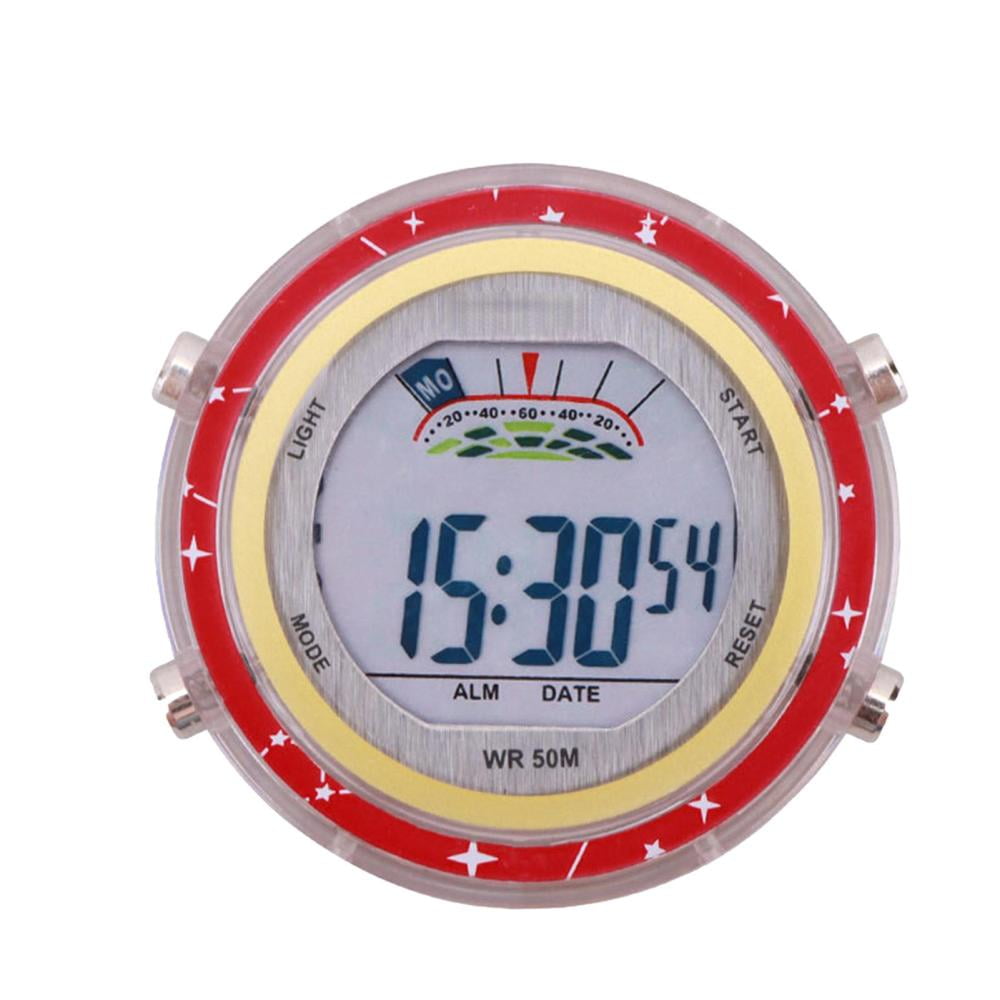 Motorcycle Watch Waterproof Handlebar Clock with Glowing Dial Stick