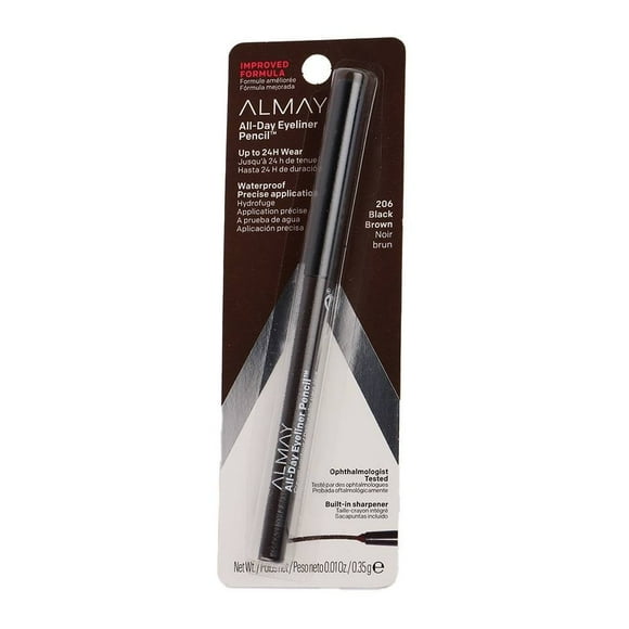 Delineador de Ojos Almay en lápiz 206 Black Brown 0.35 g