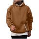 thumbnail image 1 of pstuiky camisetas de manga larga para hombre, Sudadera con capucha y manga larga de color liso para hombre camisetas de hombre xl, 1 of 4