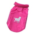 thumbnail image 2 of Xihbxyly Impermeable para Perros, Material Impermeable de Poliuretano, Diseño Reflectante En La Espalda, Elegante Chaqueta con Capucha para Exteriores, Protección Contra La Lluvia, Ideal para Correr,, 2 of 5