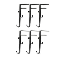 Adjustable No-Drill Garland and Stocking Hanger, 2-in-1 Metal Mantel Hook for Fireplace, Christmas Decor, and Holiday Hanging Decorations