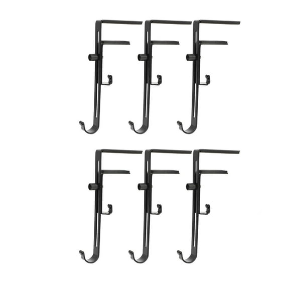 Christmas Garland Hanger, Stocking Holder, 2 In 1 Regulable Mantel Hanger No Drill, Adjustable Metal Hook for Fireplace Decoration, Supports Up To 11 Pounds, Easy Install, Rust Resistant