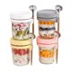 thumbnail image 2 of Reusable Overnight Oatmeal Jar Set, Used for Cereal and Yogurt, 2 of 5