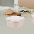thumbnail image 1 of OUNONA 2Pcs Beige Food Containers for Leftover Pizza and Fresh Fruit Storage with Sealed Lid, 1 of 8